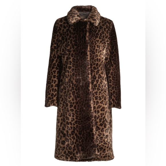 Donna Karan New York Designer leopard fur coat - Picture 1 of 6